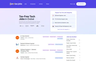 Zero Tax Jobs Landing Page