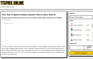 Free Text to Speech online