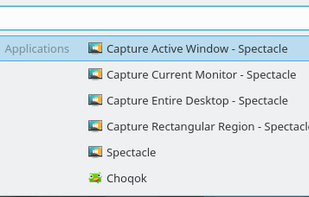 KRunner screenshot 1