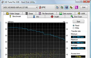 HD Tune screenshot 1