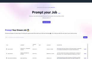 PromptYourJob screenshot 1