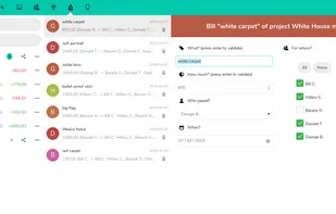 Nextcloud Cospend screenshot 1