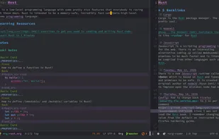 Org-roam screenshot 1