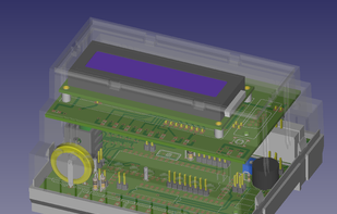 FreeCAD-PCB workbench: Universal programmable controller