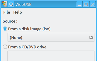 WoeUSB screenshot 1