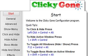 Clicky Gone screenshot 1