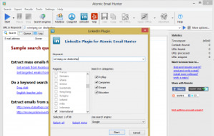 This plugin helps you to extract emails from yelp.com. You just simply have to setup the necessary settings.