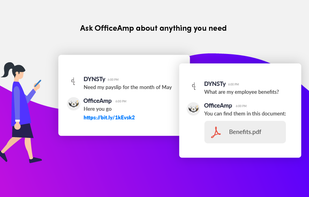 Ask OfficeAmp about anything you need