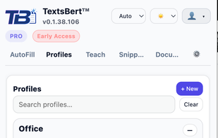 TextsBert screenshot 1