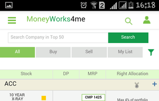 MoneyWorks4ME screenshot 2
