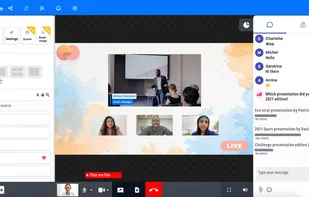 Produce and broadcast your live show from the Blastream web interface