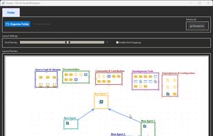 Main Window: Visual AI Workspace