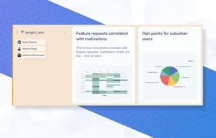 Connect real user insights directly to each step of the journey. See key findings, evidence, and research notes alongside every touchpoint — so product decisions stay grounded in what users actually say and do.