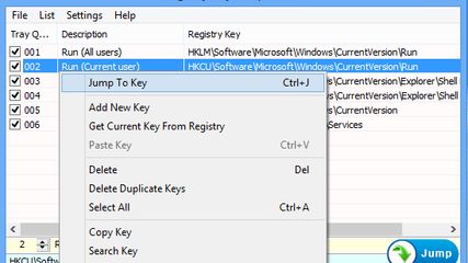 Registry Key Jumper screenshot 2