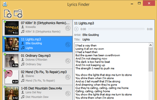 MediaHuman Lyrics Finder screenshot 1