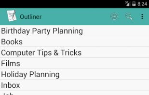 Outliner screenshot 1