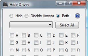 Hide Drives screenshot 1
