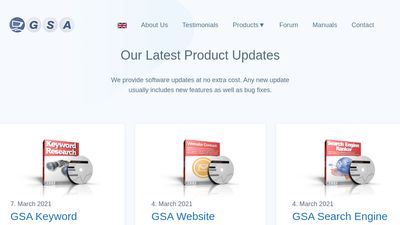 GSA Marketing Software screenshot 1
