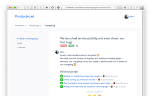 Productroad screenshot 1