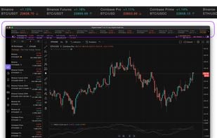 Quick Tabs:

Do you switch between many exchanges while trading?
Wouldn’t it be easier if they were sorted into easy-to-find tabs?

Our Quick Switch tabs let you easily move between exchanges just by clicking the tabs at the top, allowing you to view many exchanges, quick and easy. Speed is key in the market, and between features like this and our Multichart view, it’ll give you the edge you need to trade with peace of mind. 

It’s one of the many features HyperTrader offers that makes trading faster, easier, and more intuitive.