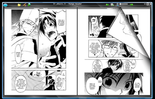 Page animation when turning.