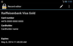 EDS (Encrypted Data Store) screenshot 3