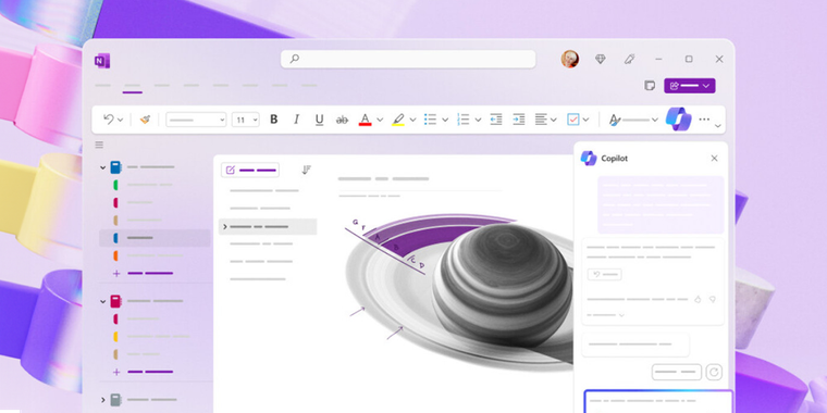 Microsoft enhances OneNote with Microsoft 365 Copilot and improved digital pen support image