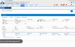 MDVision EMR screenshot 1