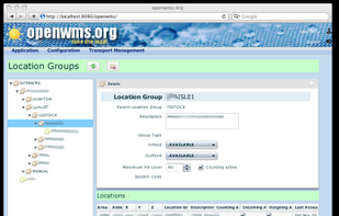 OpenWMS screenshot 1