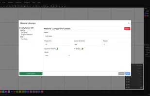 Manage material libraries