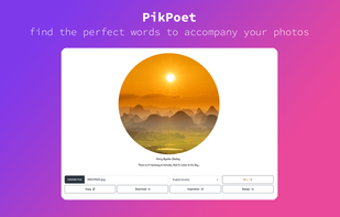 PikPoet screenshot 1