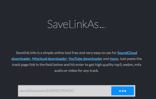 SaveLinkAs screenshot 1