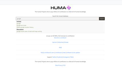 Huma2.com screenshot 1
