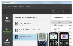 TI Connect CE screenshot 1