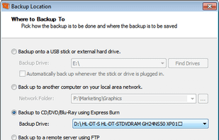 FileFort Backup Software screenshot 1