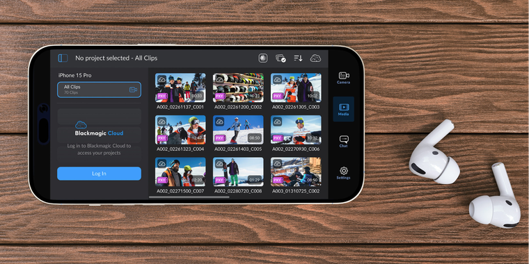 Blackmagic Camera for Android 1.5 update