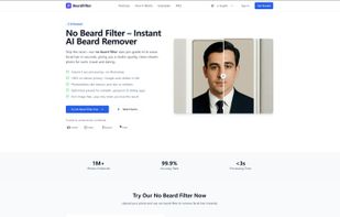 No-beard-filter
