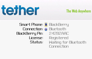 Tether with Bluetooth
