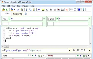 Sicyon calculator screenshot 2