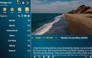 TiviApp Live IPTV Player screenshot 1