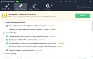Wise Registry Cleaner screenshot 1