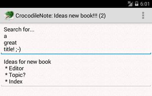 CrocodileNote screenshot 1