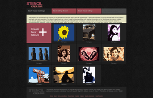 Examples of the types of layered designs you can create with Stencil Creator.