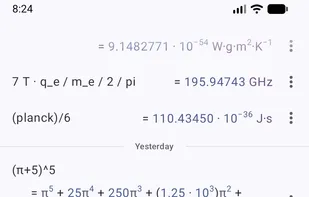 Qalculate! for Android screenshot 1