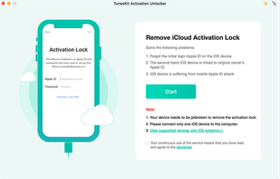 TunesKit Activation Unlocker screenshot 1