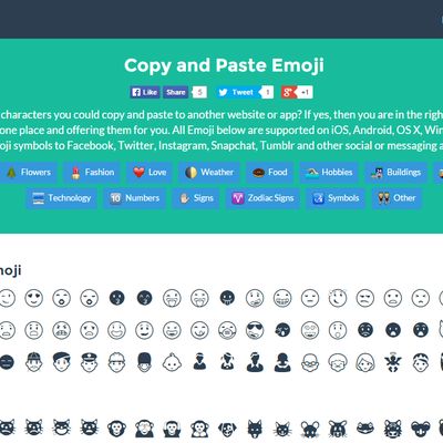 Free Copy and Paste Emoji Alternatives