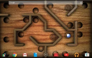 Marble Maze Wallpaper Game screenshot 2