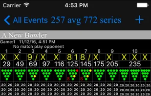 BowlSheet screenshot 2