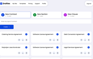 You can create any type of contract or clause