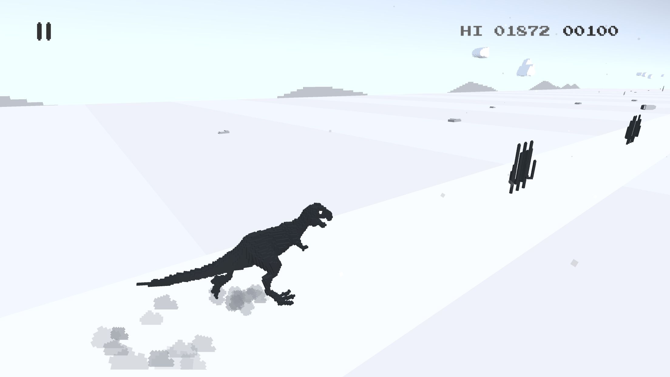 How to Play Google Chrome Dinosaur Game T Rex Runner Game 3D? 